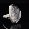 Sterling Silver Dendritic Opal Ring Size 9.5