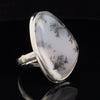 Sterling Silver Dendritic Opal Ring Size 11