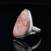 Sterling Silver Crazy Lace Agate Ring Size 5