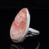 Sterling Silver Crazy Lace Agate Ring Size 7