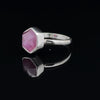 Sterling Silver Star Ruby Ring Size 7