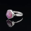 Sterling Silver Star Ruby Ring Size 7