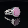 Sterling Silver Star Ruby Ring Size 11