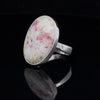 Sterling Silver Cinnabar Ring Size 7