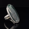 Sterling Silver Moss Agate Ring Size 7