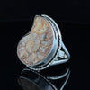 Sterling Silver Ammonite Ring Size 9