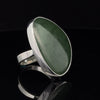 Sterling Silver Adjustable Nephrite Jade Ring