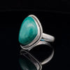 Sterling Silver Chrysocolla Ring Size 7