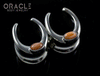 1/2" (12.5mm) White Brass Saddles with Spiny Oyster