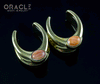 3/4" (19mm) Brass Saddles with Spiny Oyster Shell