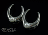 3/4" (19mm) White Brass Saddles with Pearls