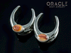 3/4" (19mm) White Brass Saddles with Spiny Oyster