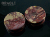 1-1/2" Mookaite Concave Plugs