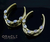 1-1/2" (38mm) Brass Saddles with Moonstone