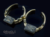 2" (51mm) Brass Saddles with Carved Labradorite