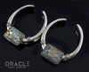 2" (51mm) White Brass Saddles with Carved Labradorite and Accents