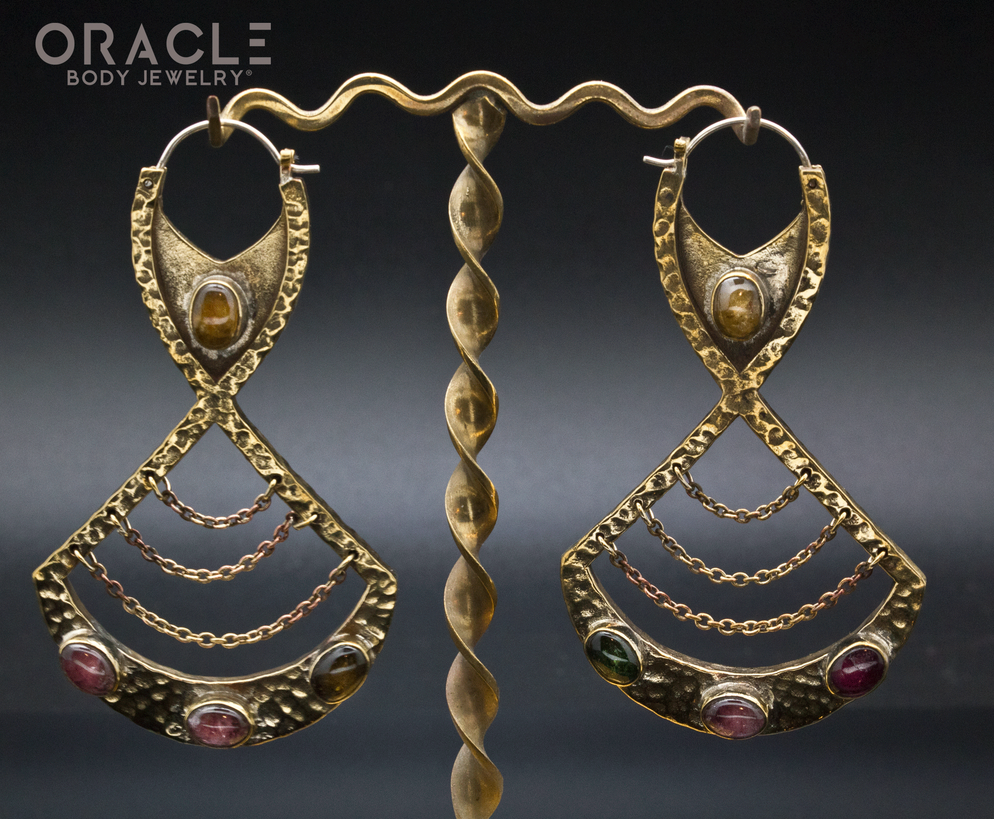 Dulcet with Multi Color Tourmalines