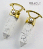 Zuul Weights with Howlite and White Pearl Accents