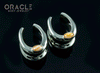 1/2" (12.5mm) White Brass Saddles with Spiny Oyster