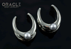 3/4" (19mm) White Brass Saddles with Pearls