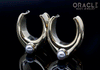 7/8" (22mm) Brass Saddles with Pearls