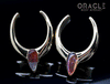 1-1/4" (32mm) Brass Saddles with Ammolites