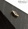 14k Yellow Gold Black CZ Drift Threadless End