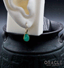 18k Yellow Gold Rose Cut Chrysoprase Charms