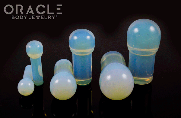 Opalite Conch Pegs / Plugs