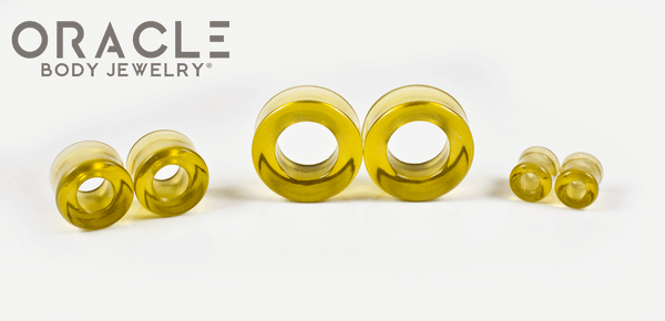 Honey Quartz Eyelets / Tunnels