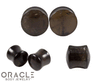 Dark Smoky Quartz Double Flare Plugs