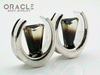 1-1/4" (32mm) Silver Saddles with Bi-Color Quartz