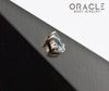 14k Yellow Gold Triple Crown London Blue Topaz and Diamonds Threadless End