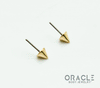 14k Spike Threadless End 3mm