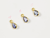 18k Yellow Gold Faceted Tanzanite Charms