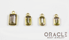 18k Yellow Gold Tourmaline Charms