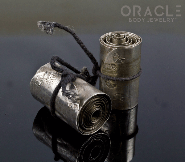 Burmese Metal Rolled Palm Plugs