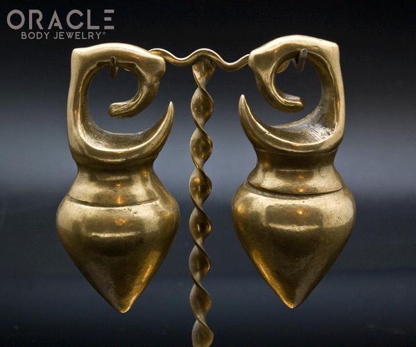 Old Dayak Pear Spinning Top Weights