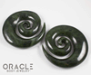 1" Nephrite Jade Spirals