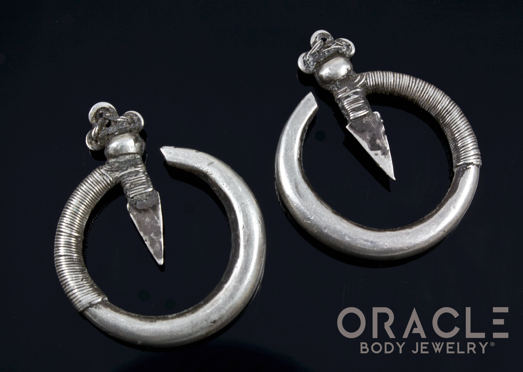 Hmong / Yao Bent Arrow Earrings