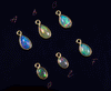 18k Yellow Gold Ethiopian Opal Charms