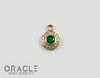 14k Emerald with Diamonds Charm