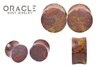 Red Moss Agate Double Flare Plugs