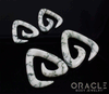 Green Tree Agate Trinity Stone Spirals