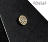 14k Diamond Orbit Threadless End