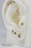 14k Strawberry Threadless End