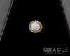 14k Opal Bullet Threadless End