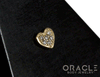 14k Heart of Diamonds Threadless End