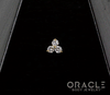 14k Diamond Triplet Threadless End