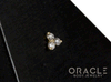 14k Diamond Triplet Threadless End